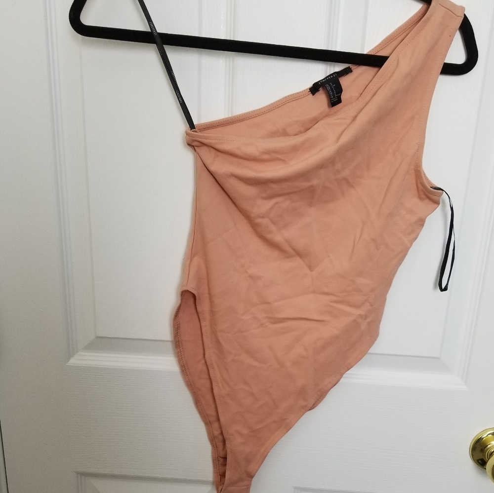 Forever 21 size S one shoulder body suit